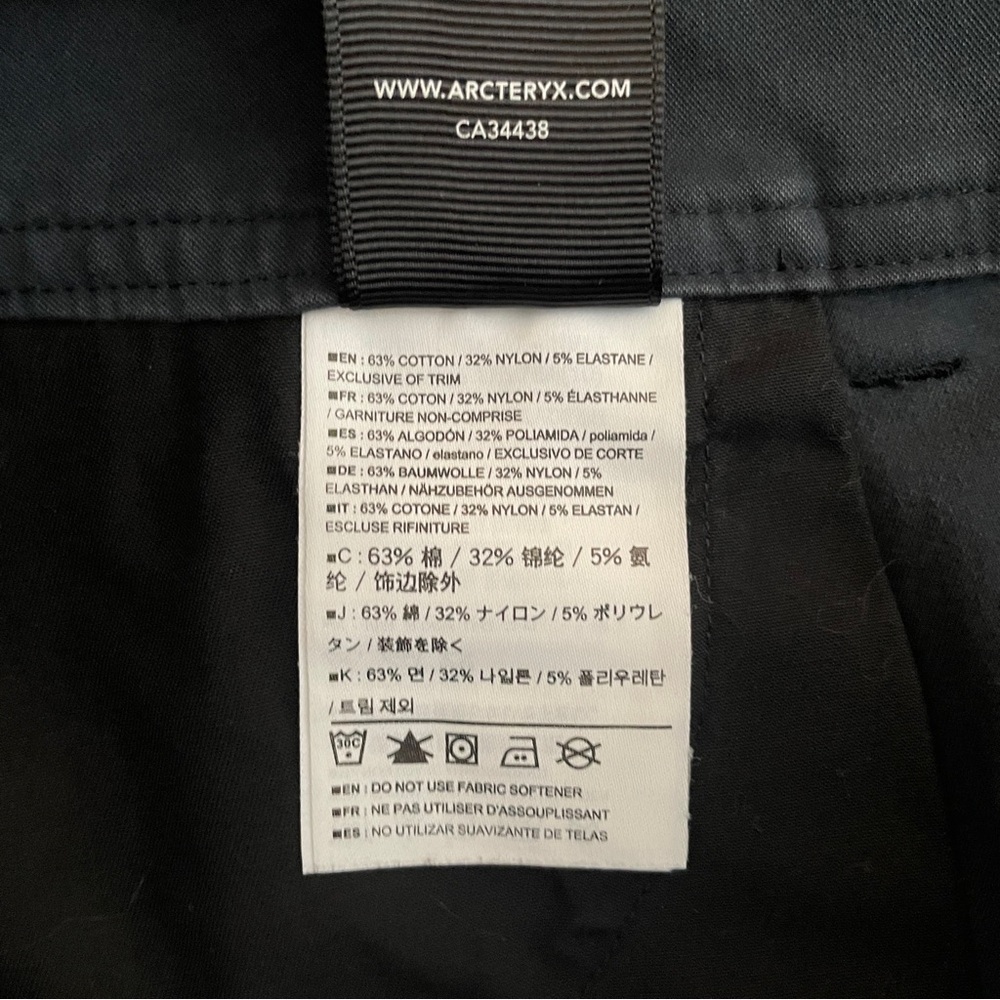 Arc'teryx Blue Dori Pants Women's Size 10 Stretch Outdoors Gorpcore Hiking - Picture 10 of 12